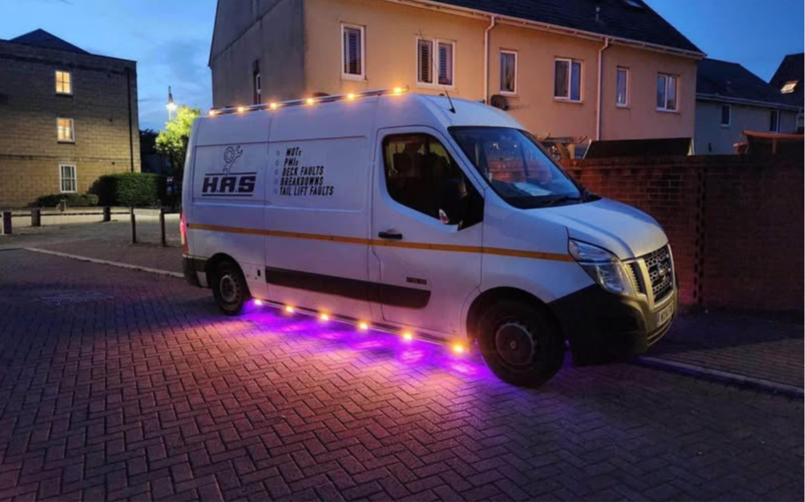 Add on underglow lights for light bars