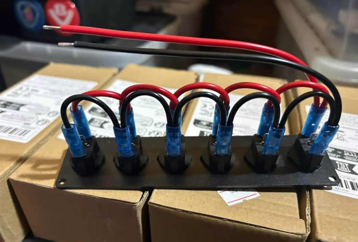 6way switch panel
