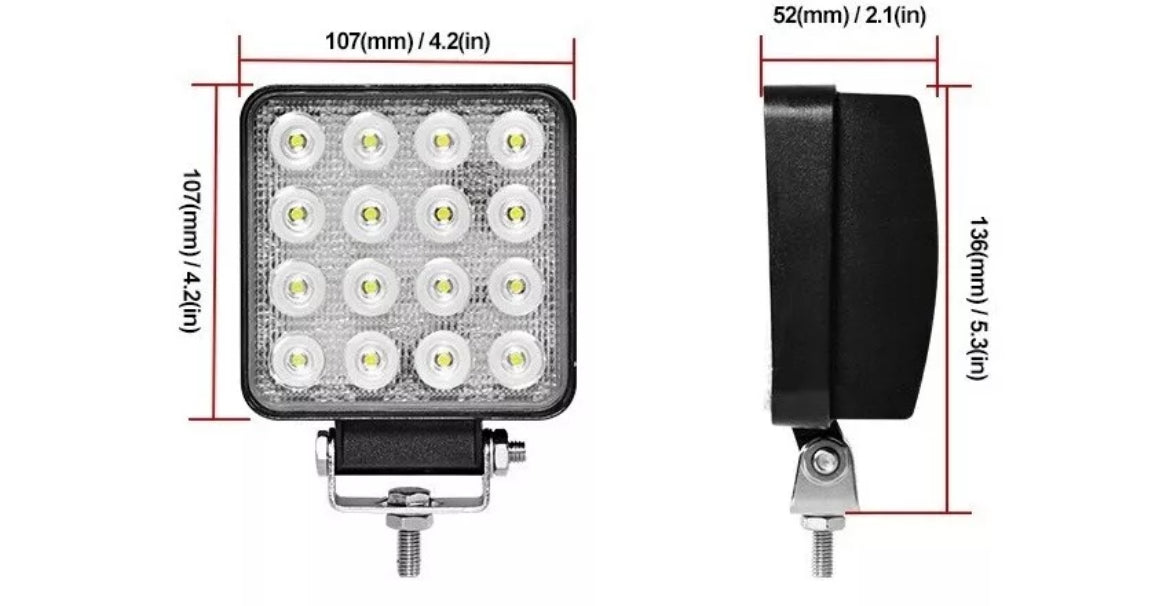 4 inch led worklight