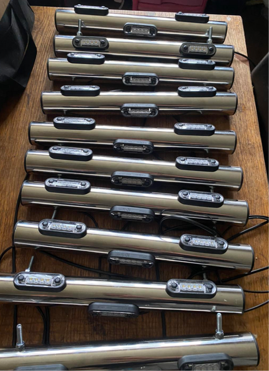 Custom made truck step bars