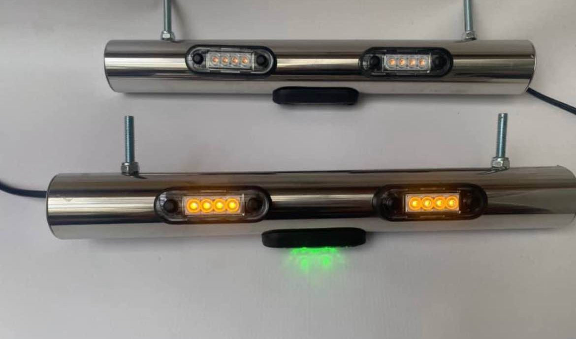 Custom made truck step bars