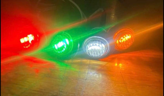 Led bullet marker lights (pair)