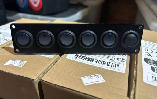 6way switch panel