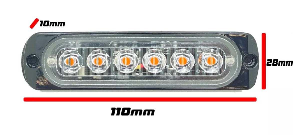 6led grill strobes
